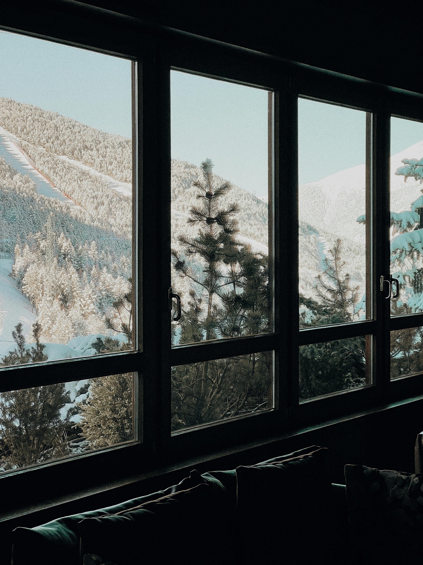 Vistas desde la cabaña